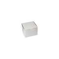Boxit Boxit 5.5"x5.5" White Lock Corner Bakery, PK250 554B-261